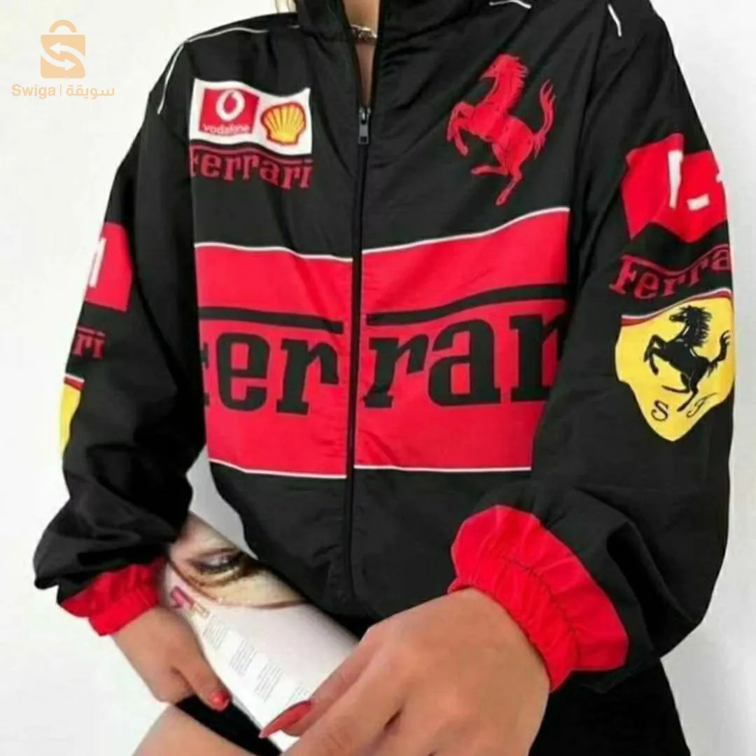 veste Ferrari rouge