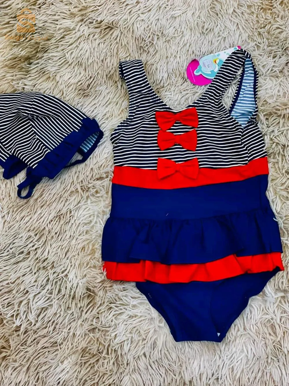 Maillot de bain pour enfants et filles Taille 1_7ans
