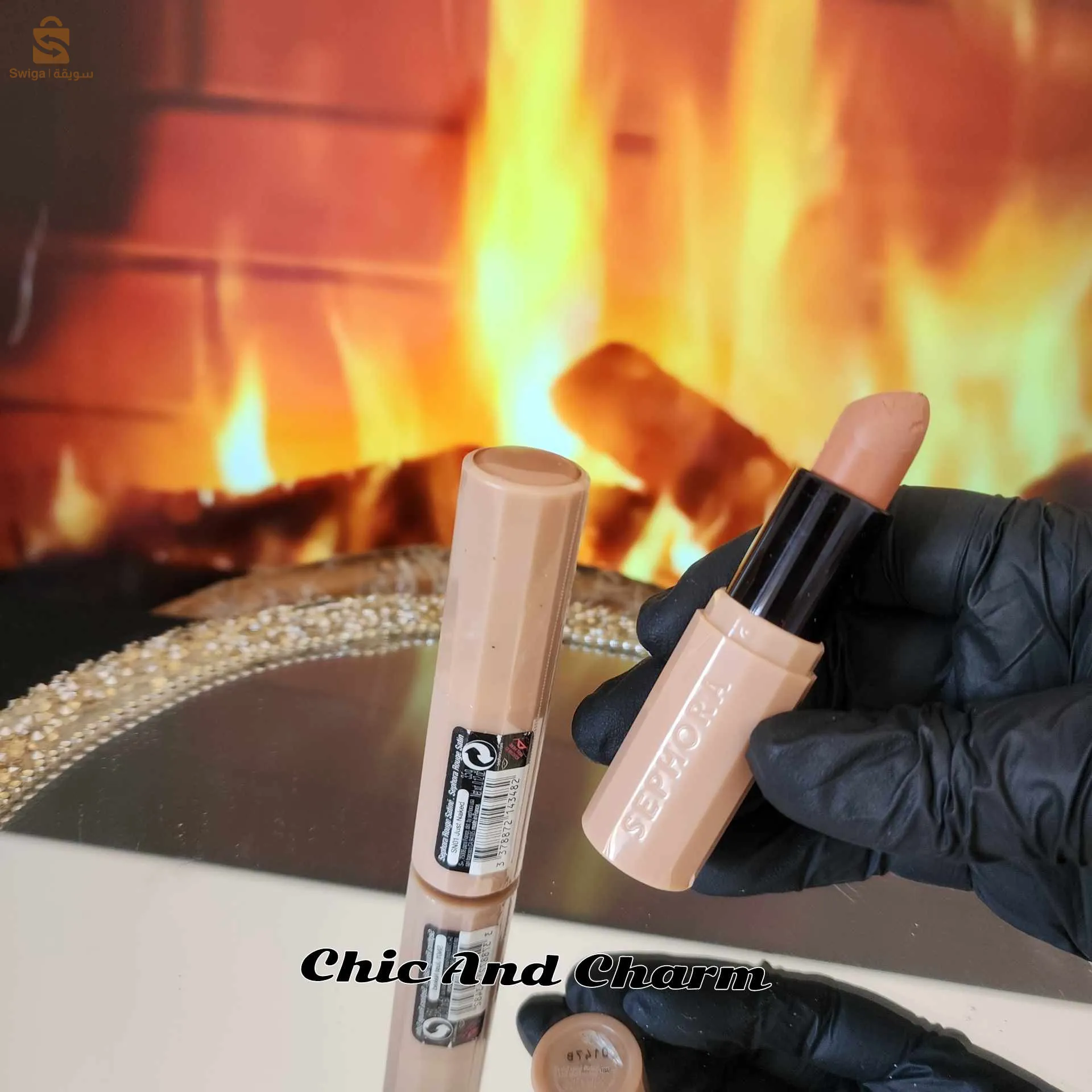 fond de teint stick original,  rouge à lèvres Original