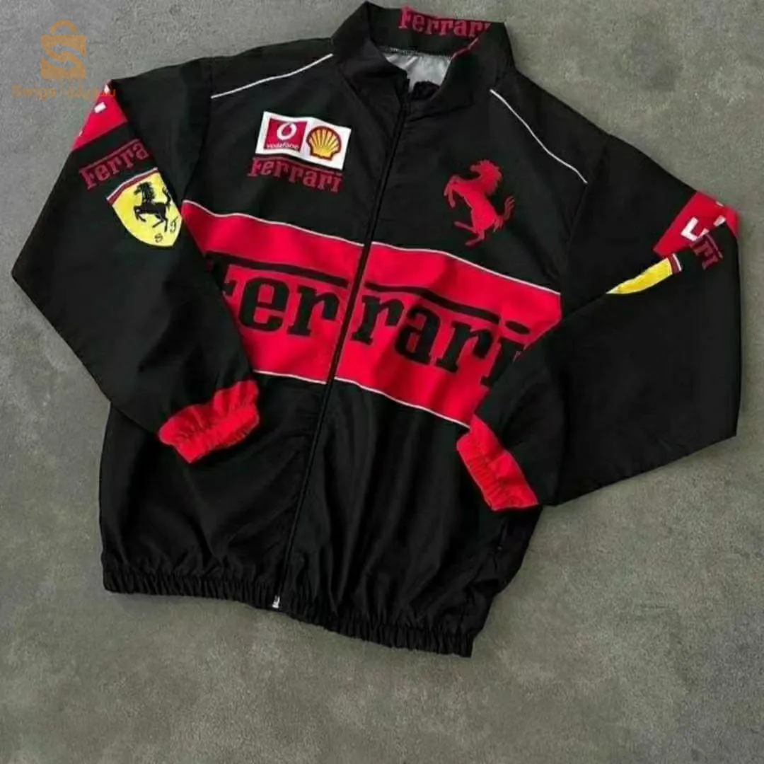 veste Ferrari rouge