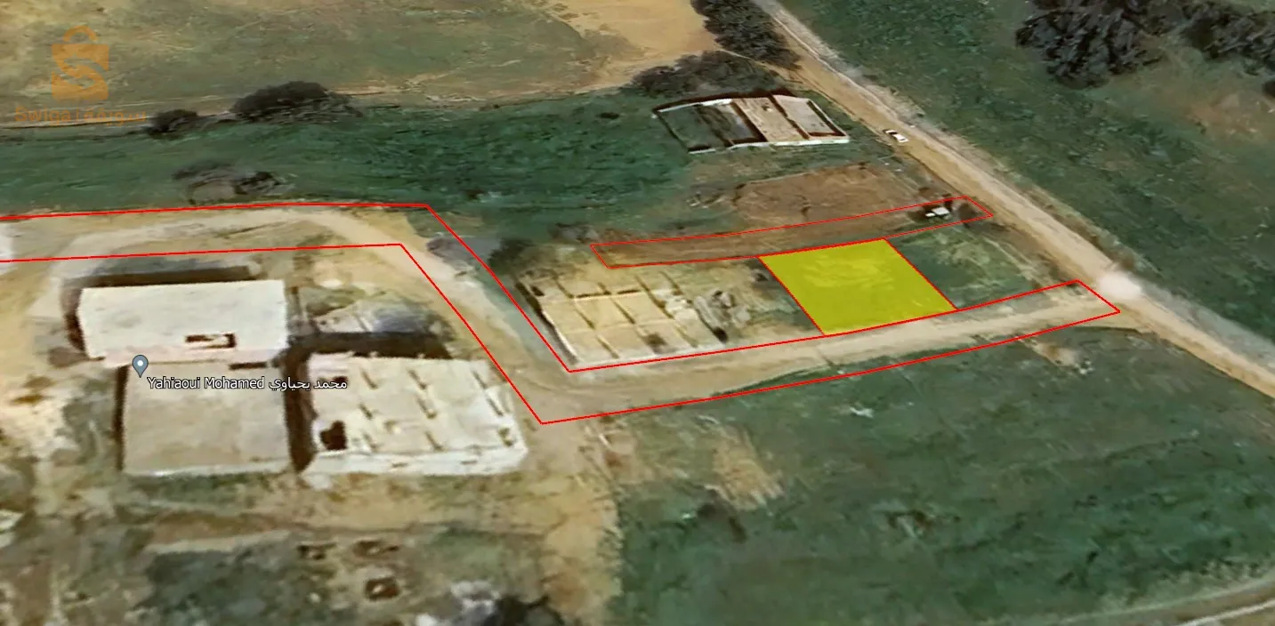 قطعة ارض مساحتها 285