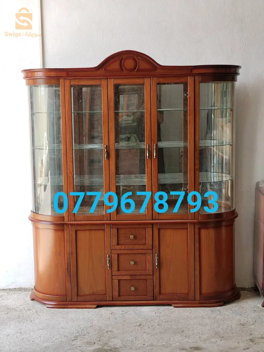 Argenterie 3 portes 1m80 bois hêtre