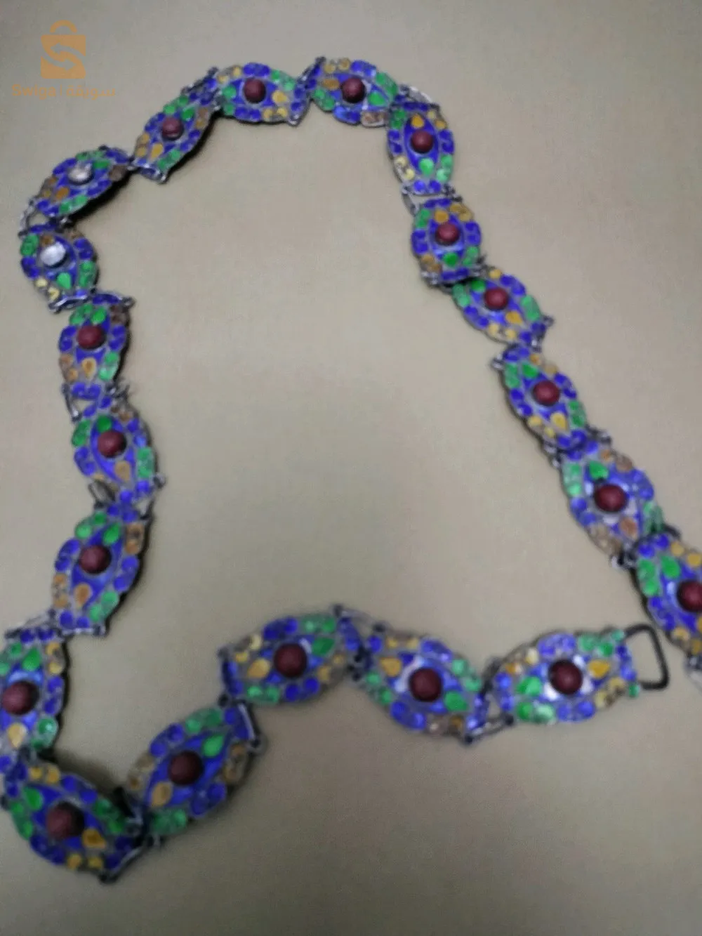 جوهر سلسلة جوهر وسبتة فضة منڨاش فضة خاتم