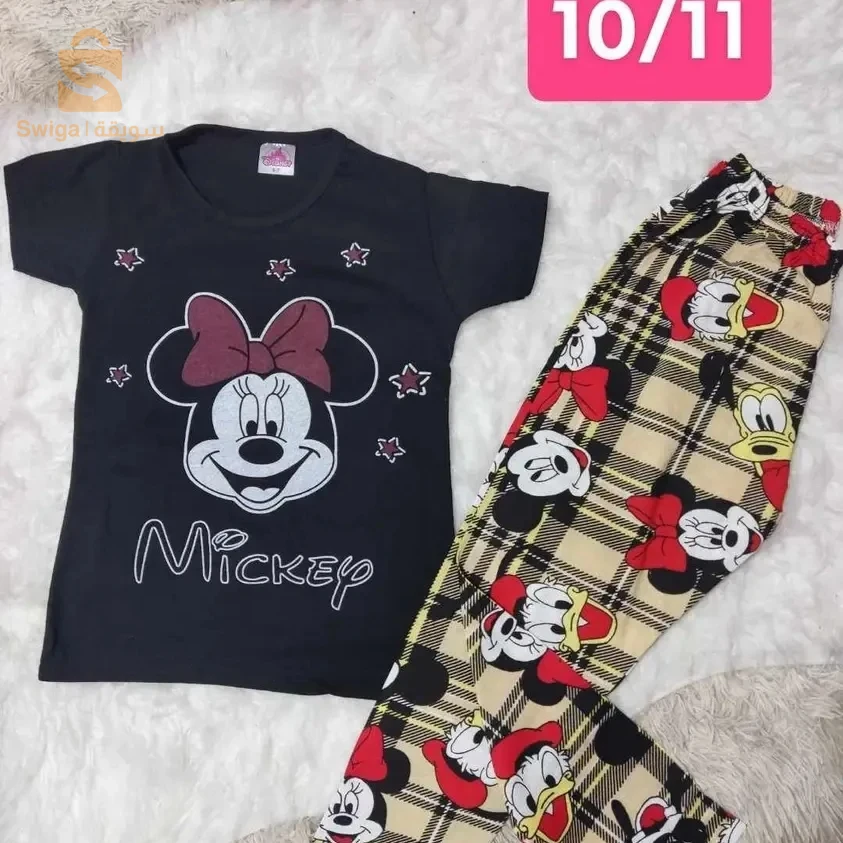 Pyjama fille ❤️ khfifa syoufi 
A ne pas rater 💪🇹🇷🇹🇷🇹🇷
السلعة تركية أصلية و القماش كوتون و خفيف تاع صيف 
100% coton ♥️♥️
L'âge : sur les photos kyn kolach