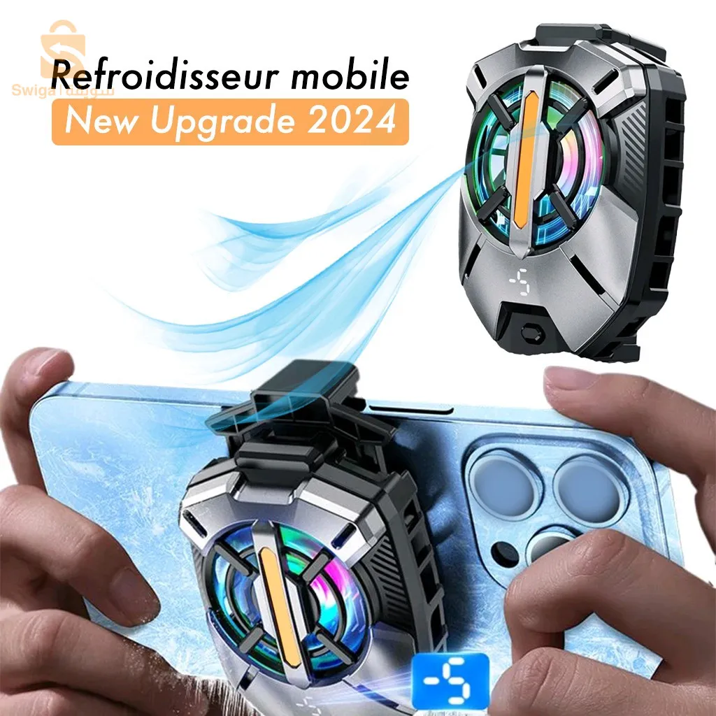Combat FS09 مروحة تبريد بمشبك خلفي للهاتف المحمول$👍