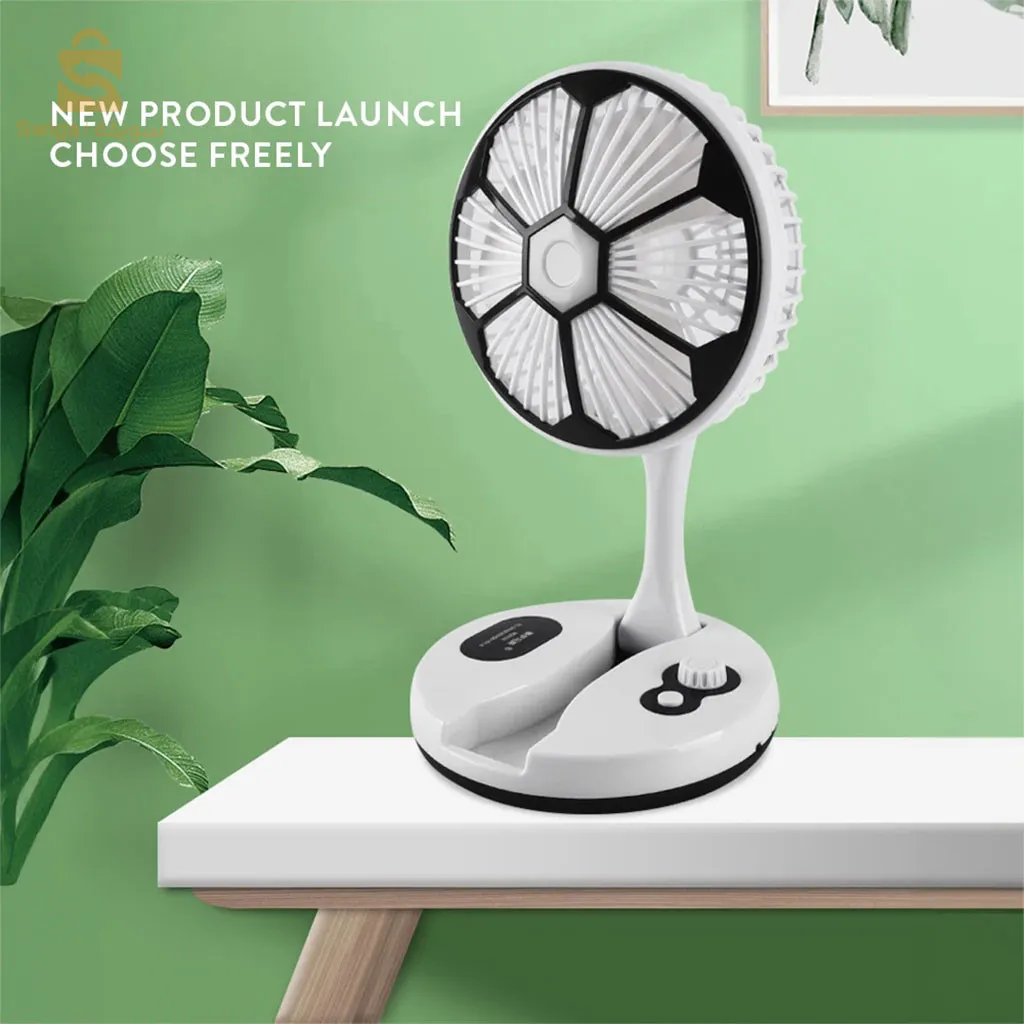 Ventilateur de Table Pliante en Forme de Baby Foot 32x17CM