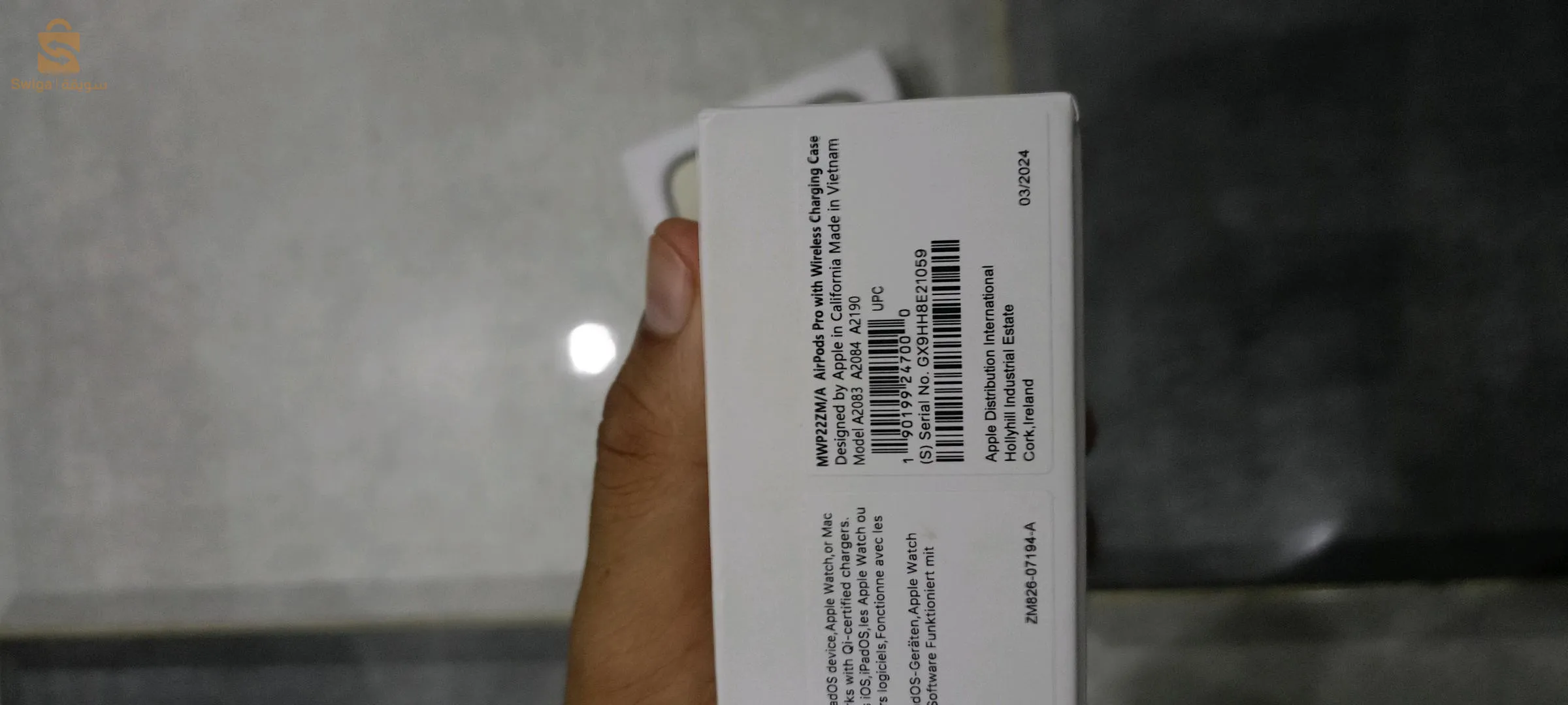 جديد لم يشعل بعد مع سماعته الأصلية