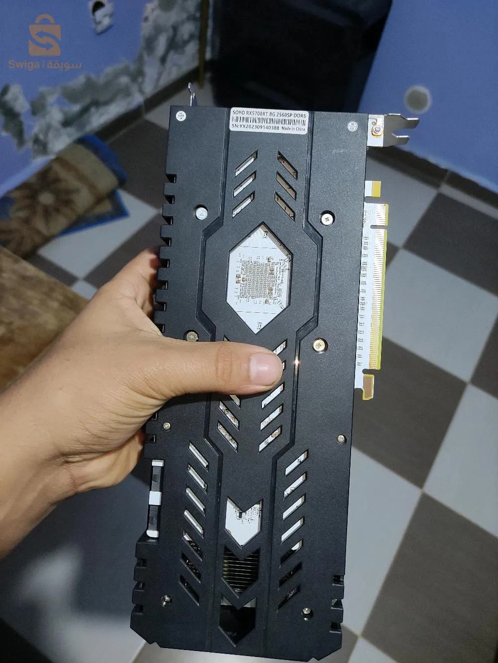 gpu rx 5700xt soyo neuf utulisé pour le test uniquement