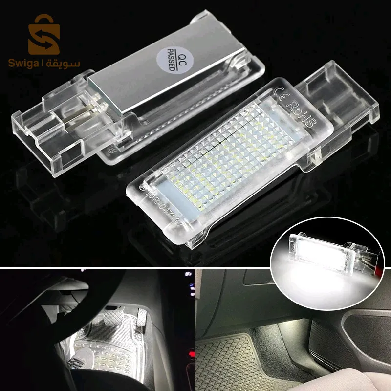 lampe LED Plancher et Boîte a gants et coffre Vw , Skoda