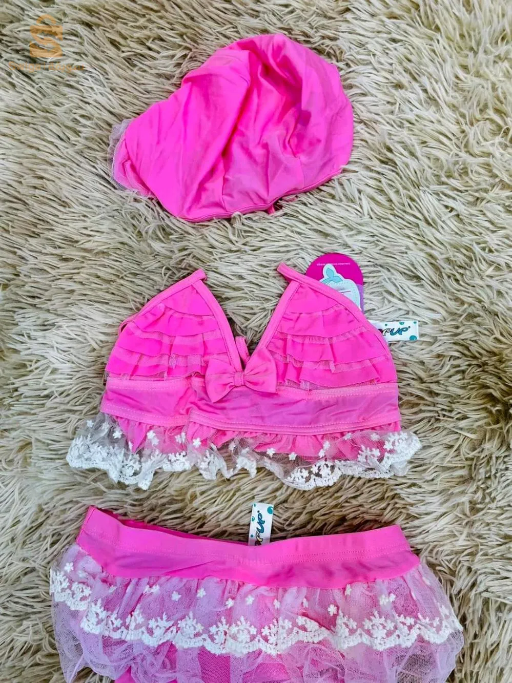 Maillot de bain pour enfants et filles Taille 1_7ans