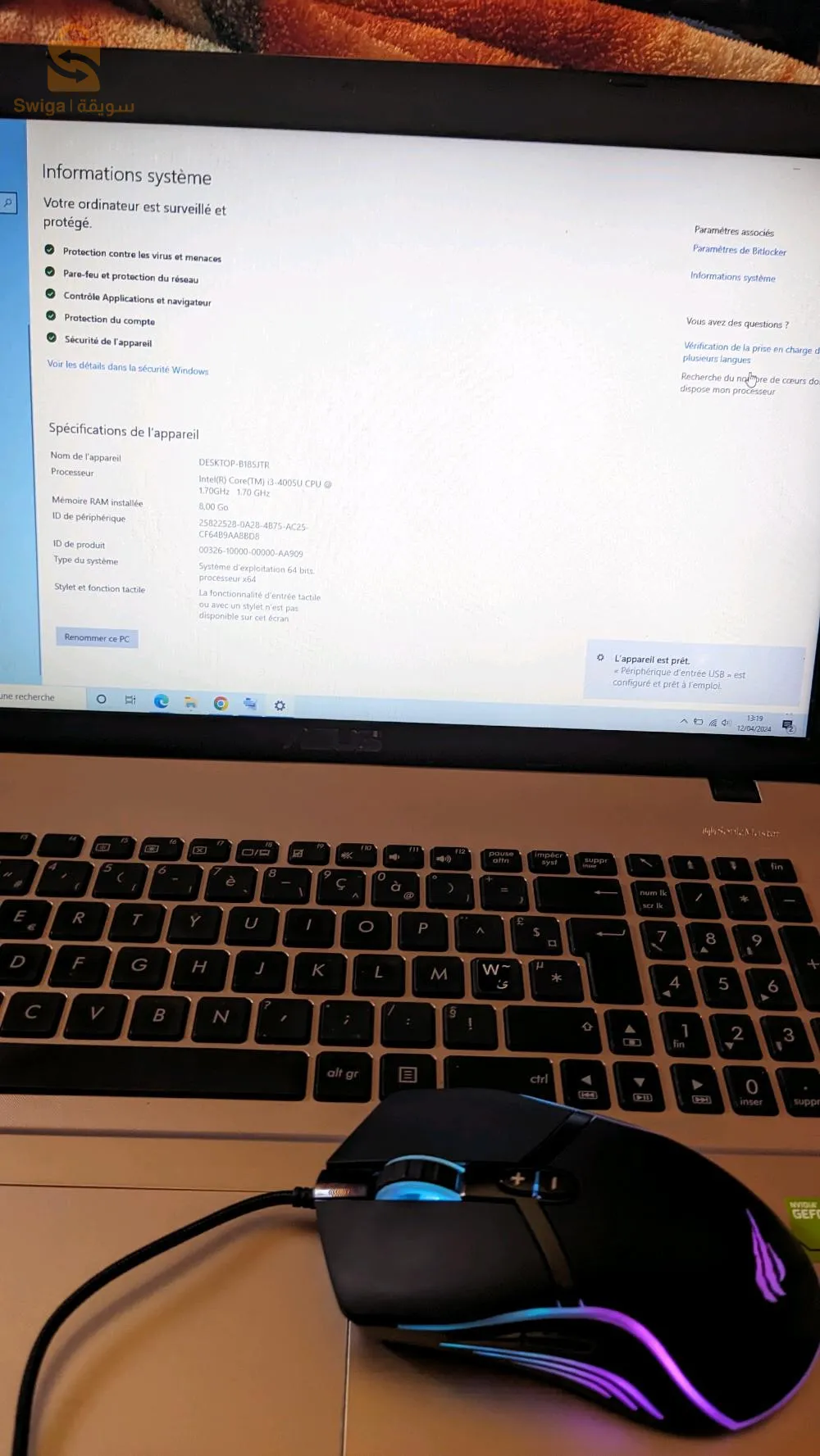 Asus 8 ram windows 10 ✅