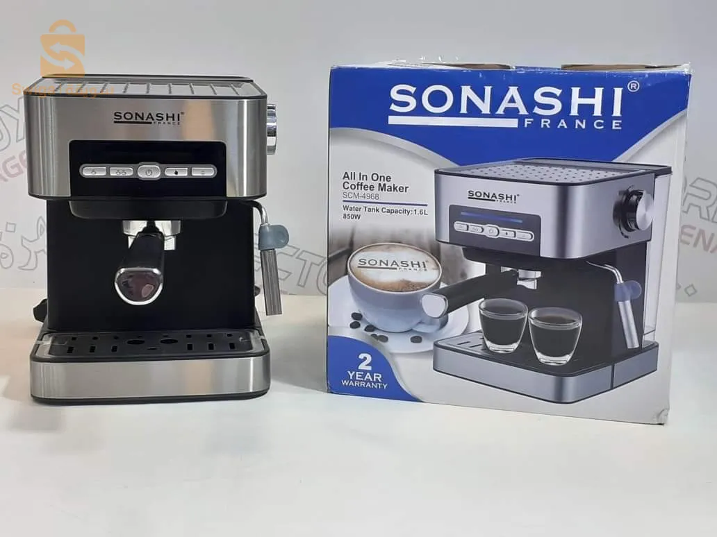Cafetière sonashi 1.6L scm-4968$🤍🤍