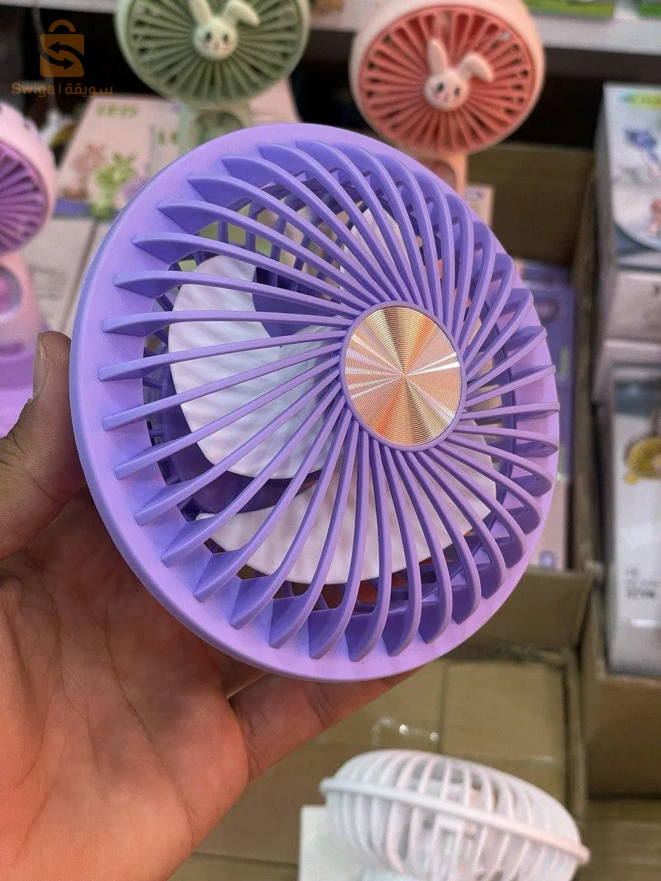 مروحة دائرية قابلة للشحن