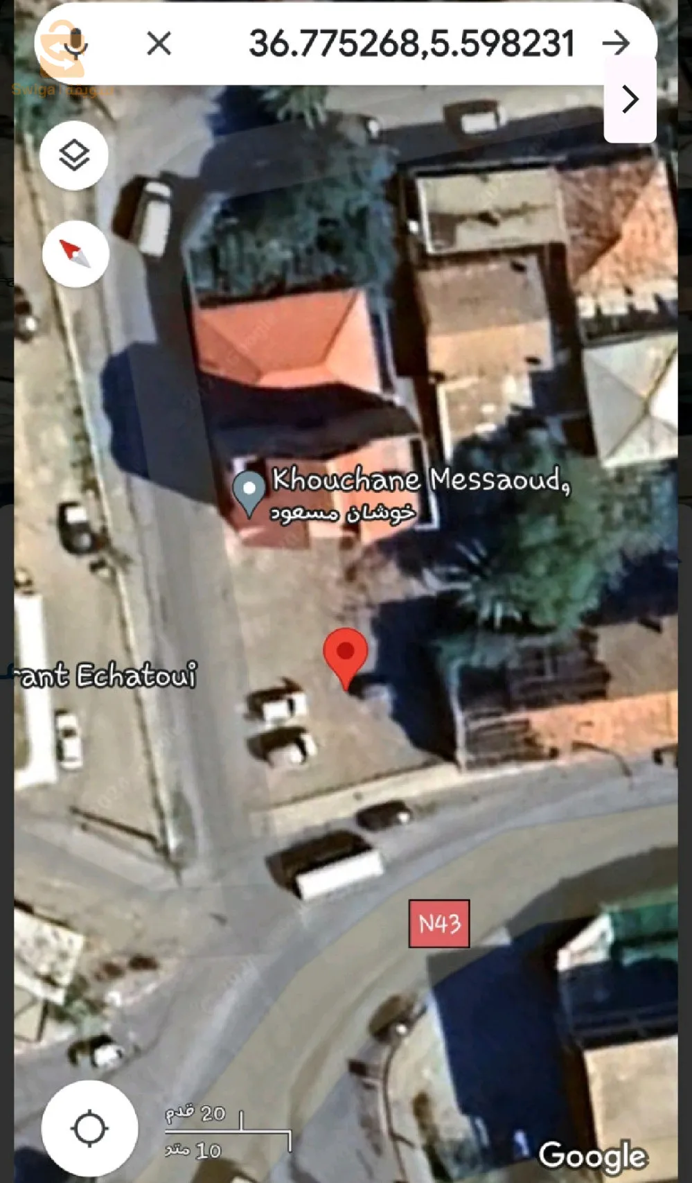 Terrain constructible à Jijel Al-Aouana