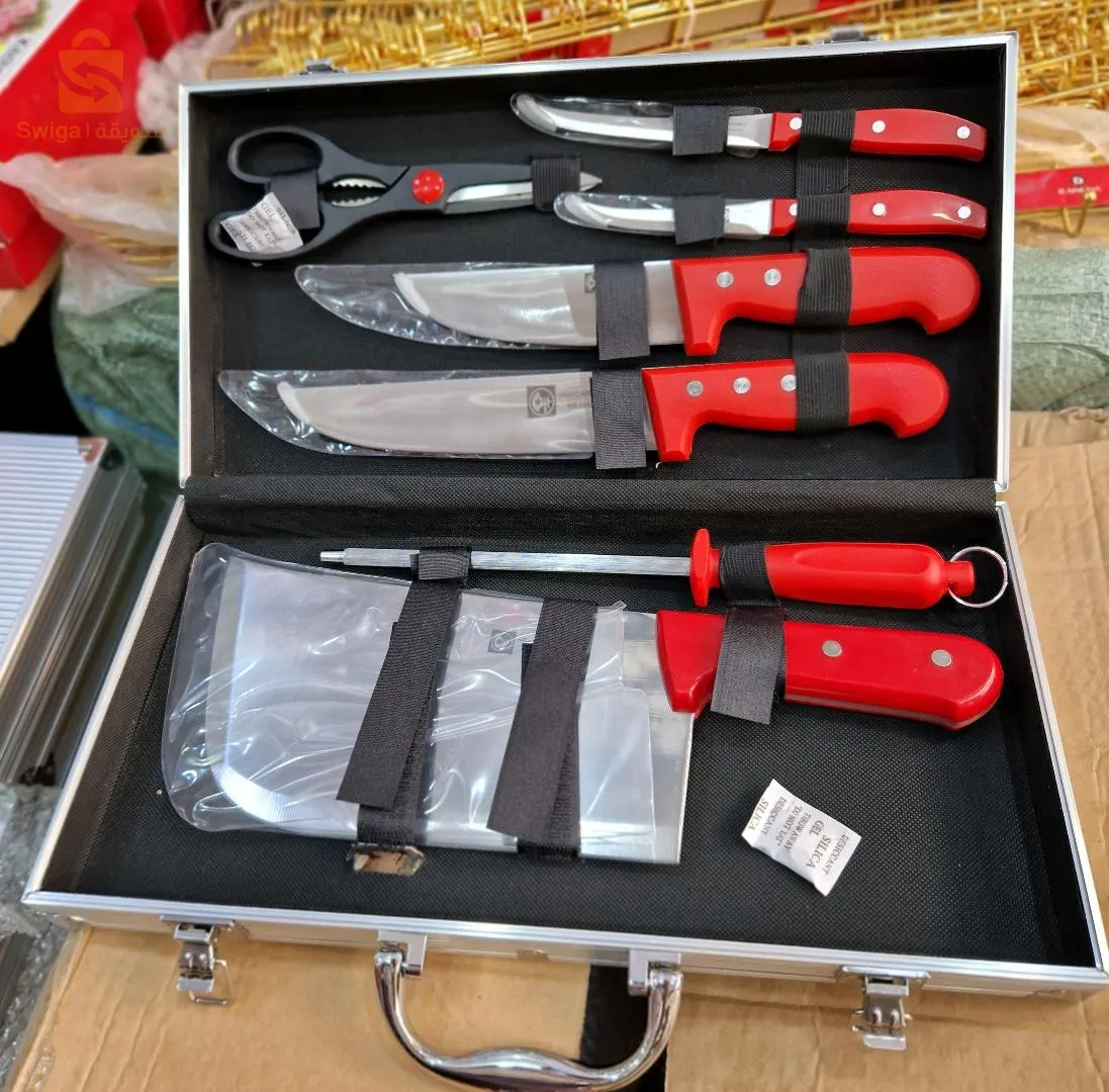 Knives pack high quality 7pcs suitcases