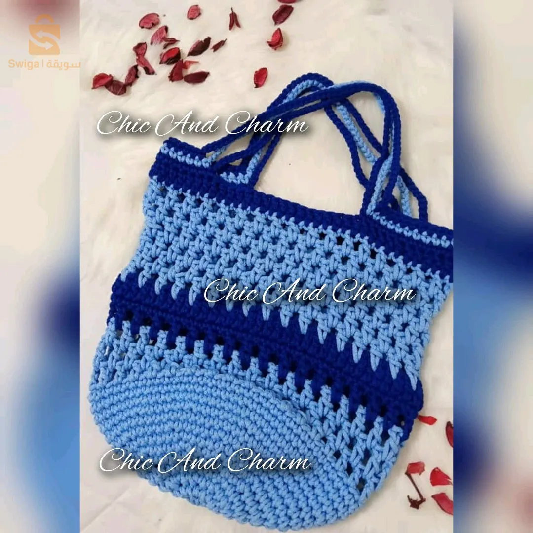 sac moderne très chic en crochet