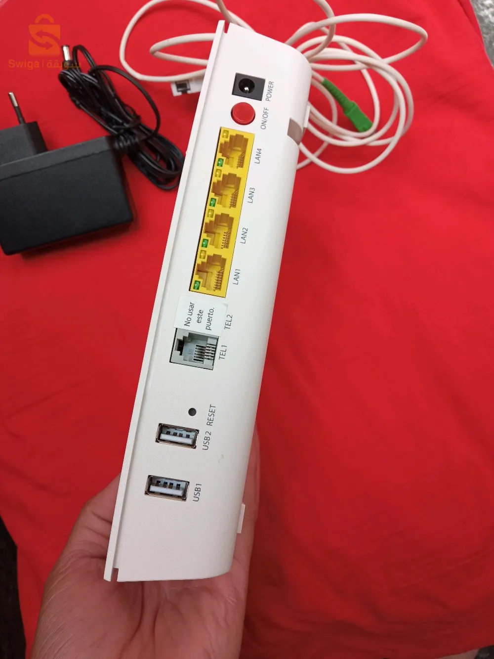 مودم ألياف بصرية (fibre optique)