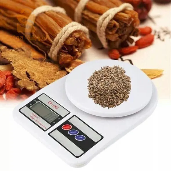ميزان مطبخ الكتروني عالي الدقة 
الجودة عالية والسعر هبااال 😍😍✅