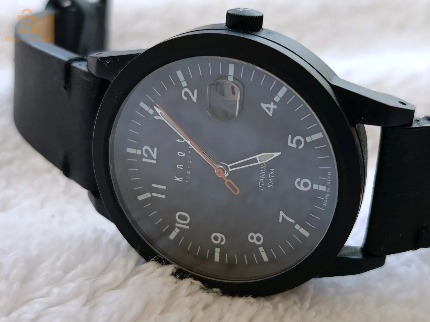 Montre japonaise en  titanum knot