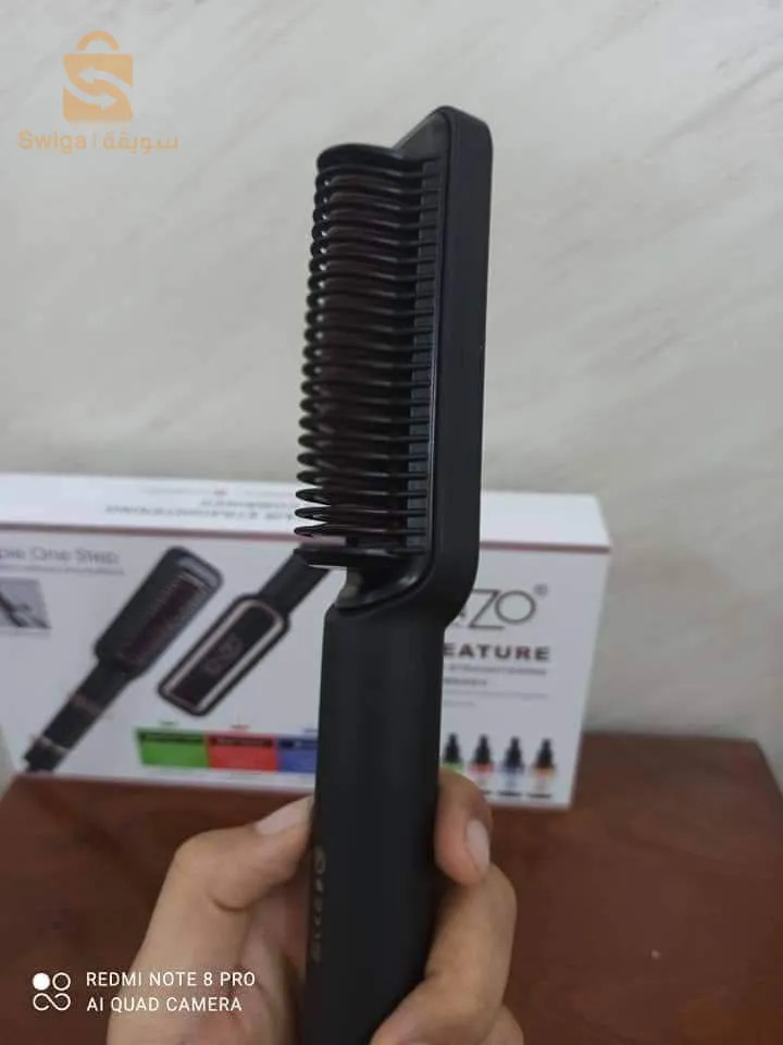 Haïr Straightener Brush SYC -580 🔵