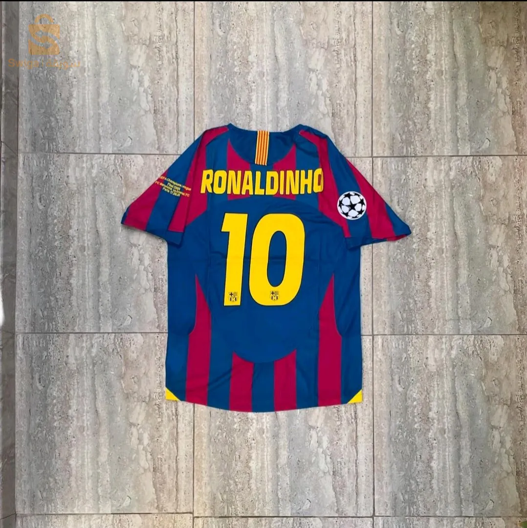 shirt fc Barcelone final ucl 2006 ( Ronaldinho) high quality