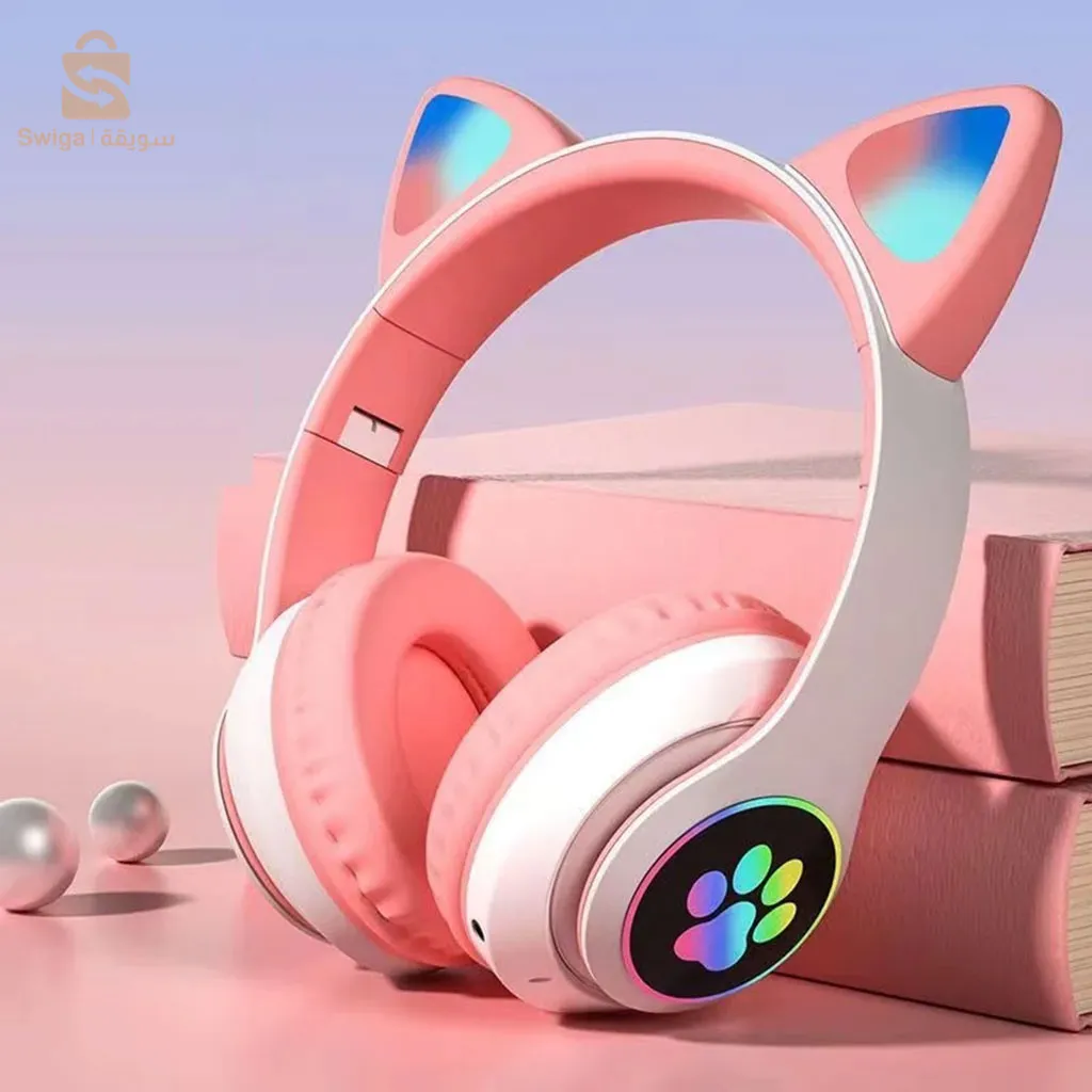 سماعات بلوتوث لاسلكية كات آذان XY-231$👍