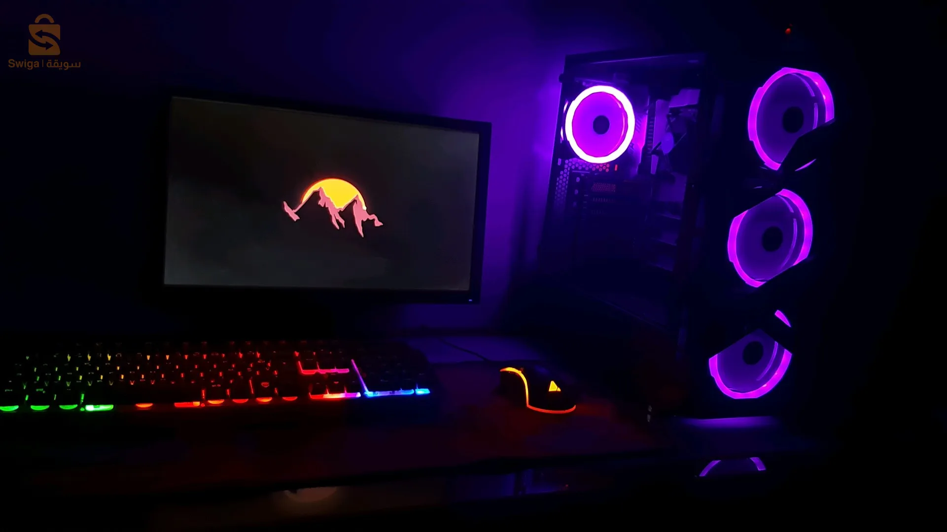 PC gamer 😍💯 (Pc+keyboard+monitor+mouse)