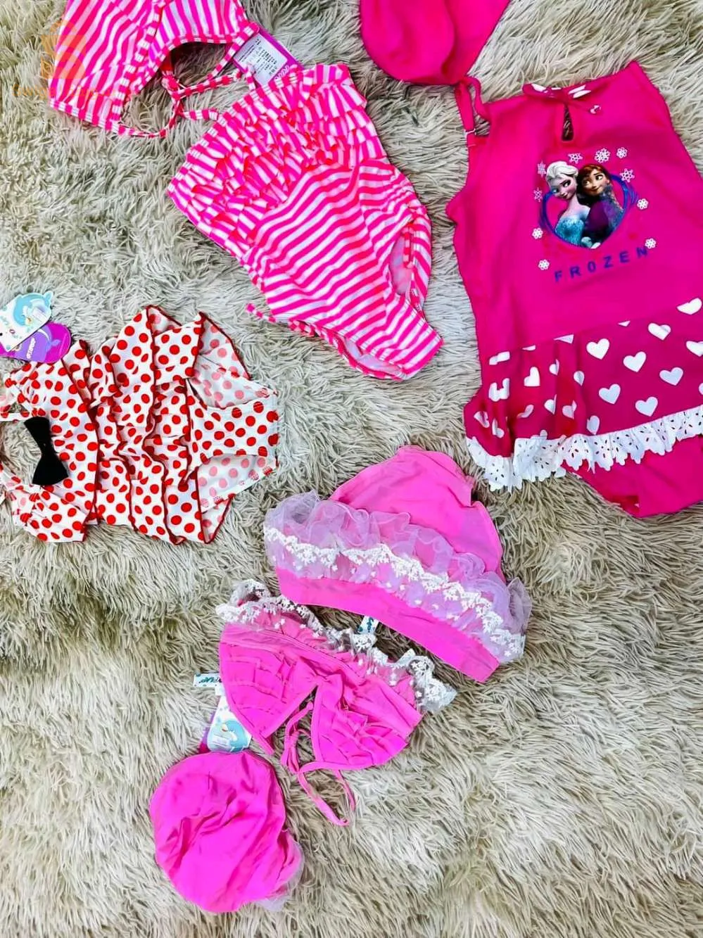 Maillot de bain pour enfants et filles Taille 1_7ans