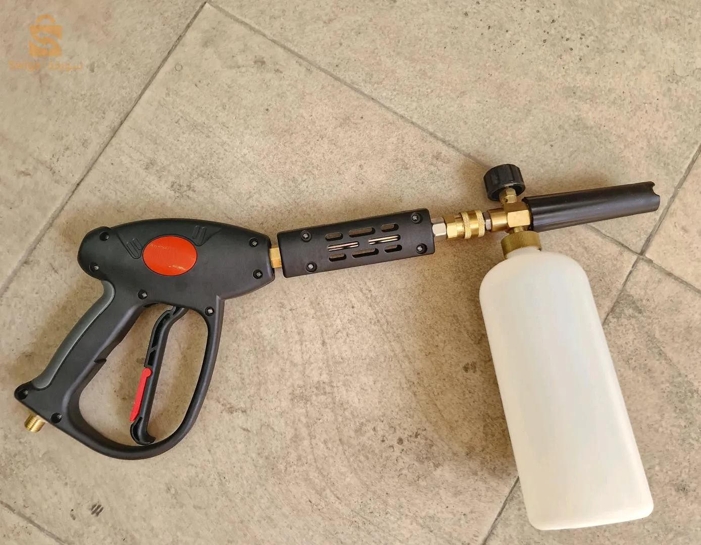 cleaning gun + foam