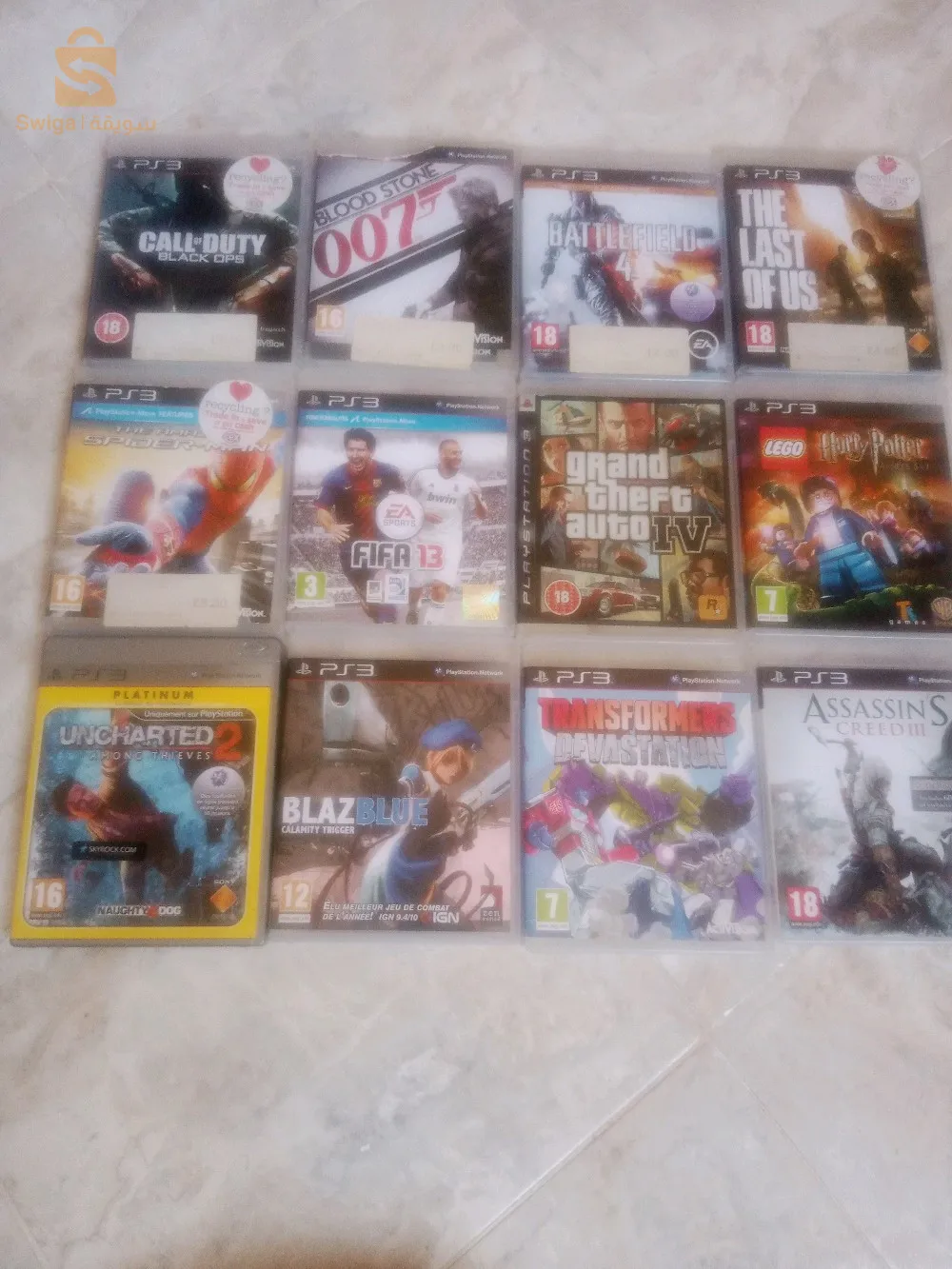 بيع العاب بلاي ستيشن PS3 اوريجينال