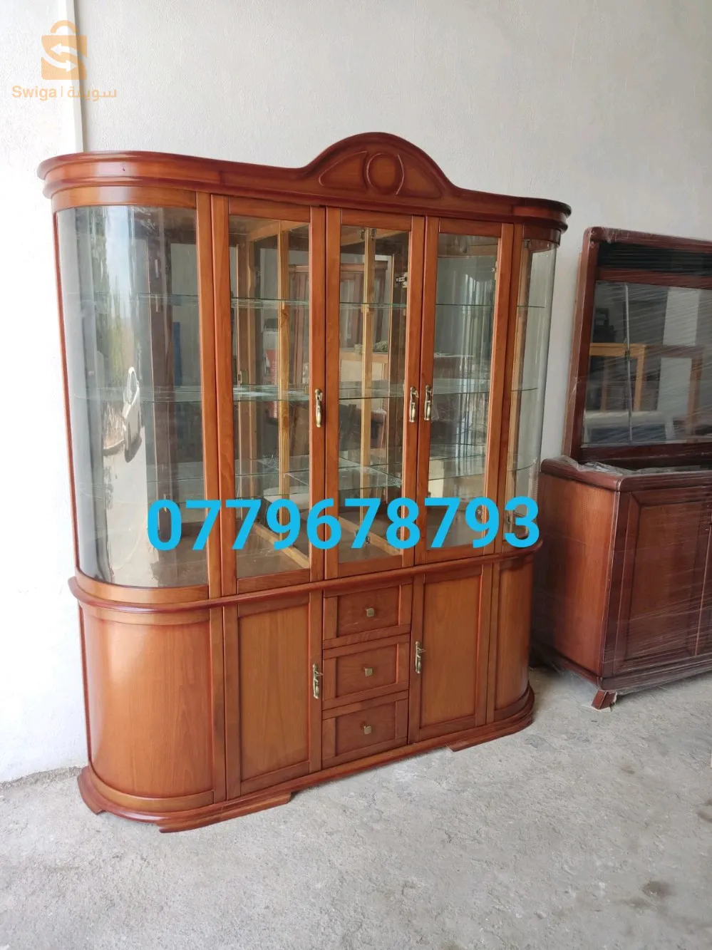 Argenterie 3 portes 1m80 bois hêtre