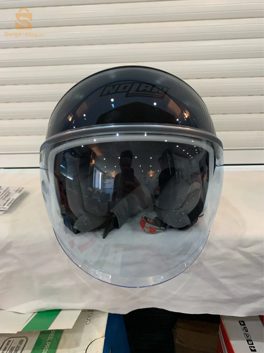 casque Nolan n33 classic
couleur blanche 
taille M 
état : 10/10✅