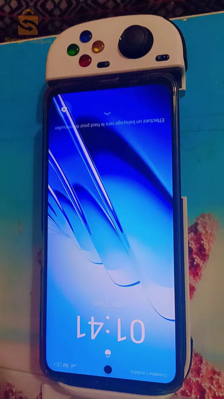 manette de jeu oppo sans fil blanc bluetooth