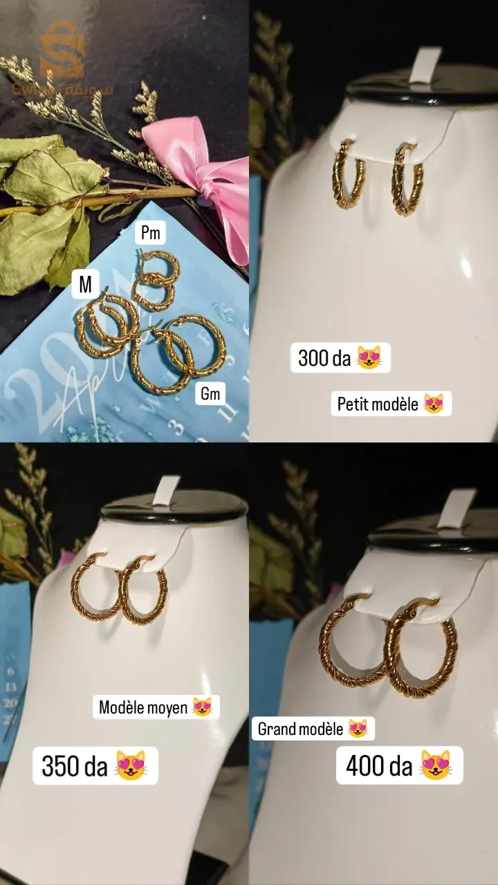 stainless steel earrings