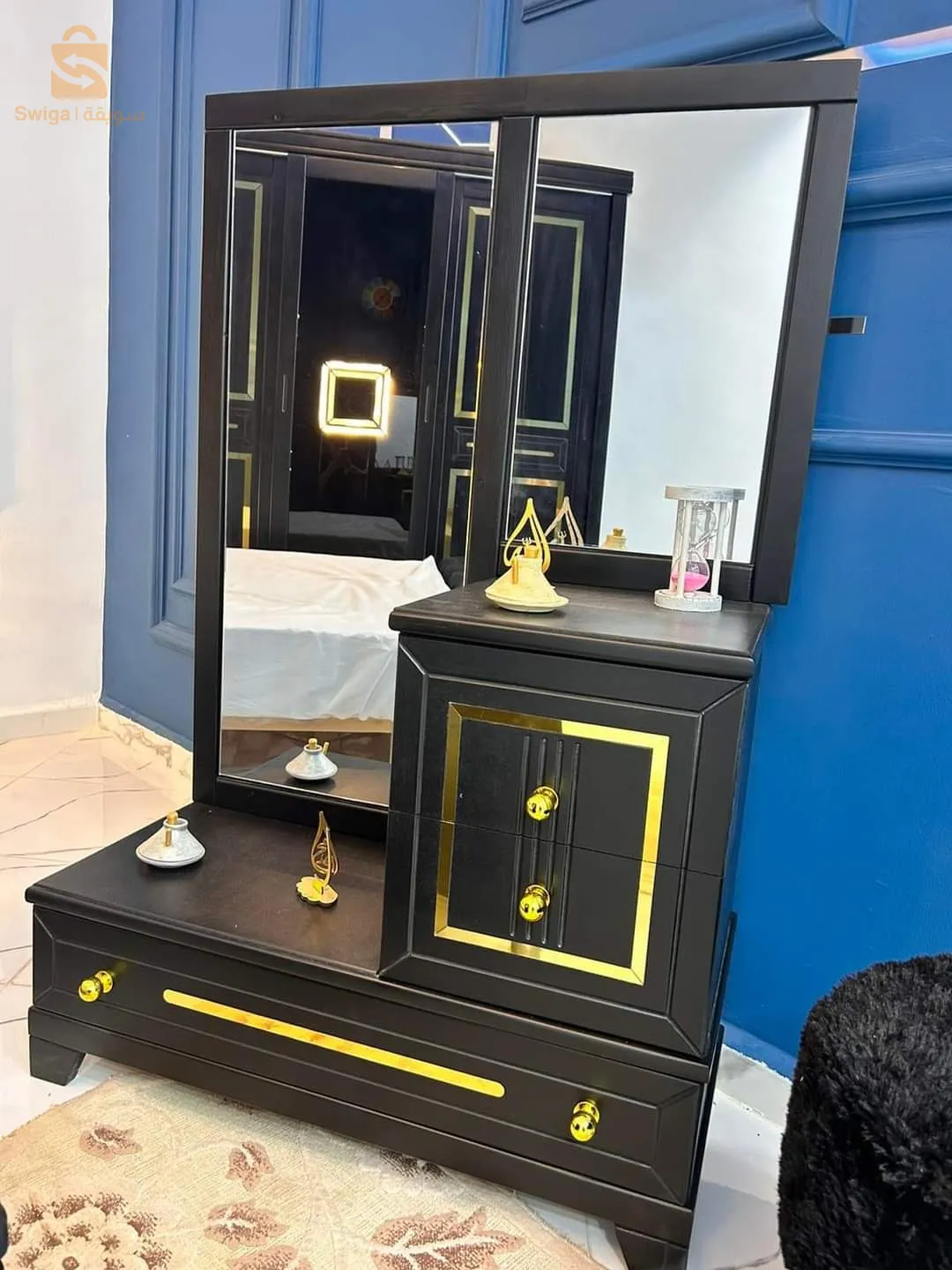 غرفة نوم Golden_black