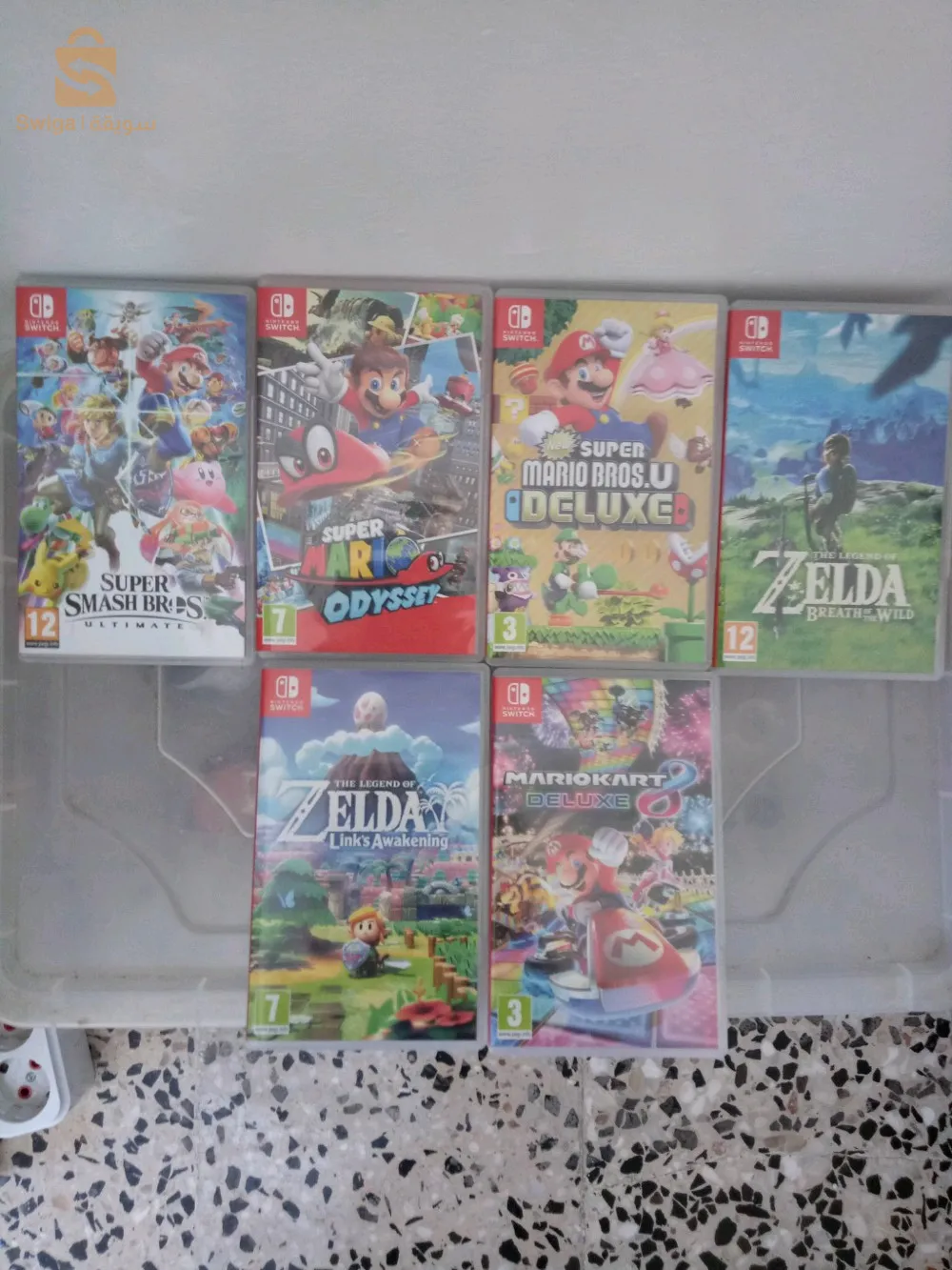 Consoles et Disques Nintendo en excellent états et jamais utilisés ألعاب و معدات نينتيدو في حالة جيدة و لم تستعمل بعد