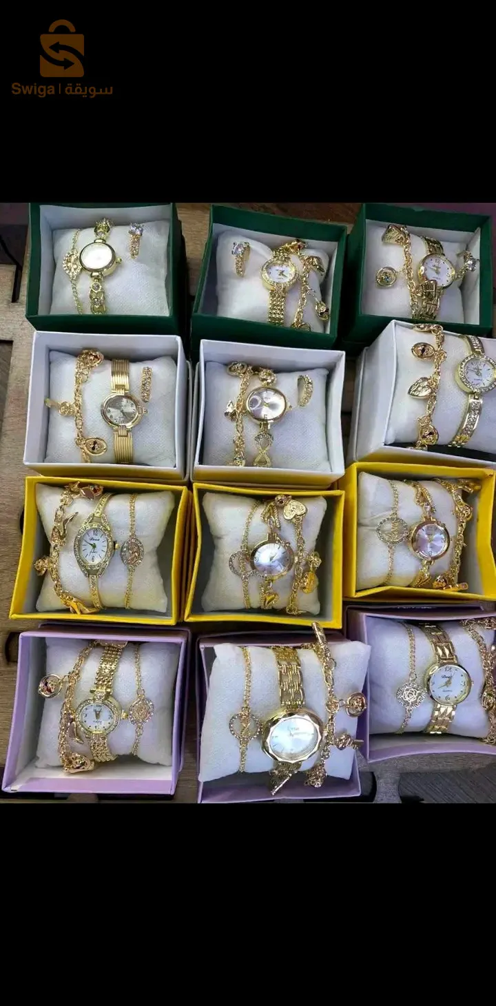 ساعة و مجوهرات