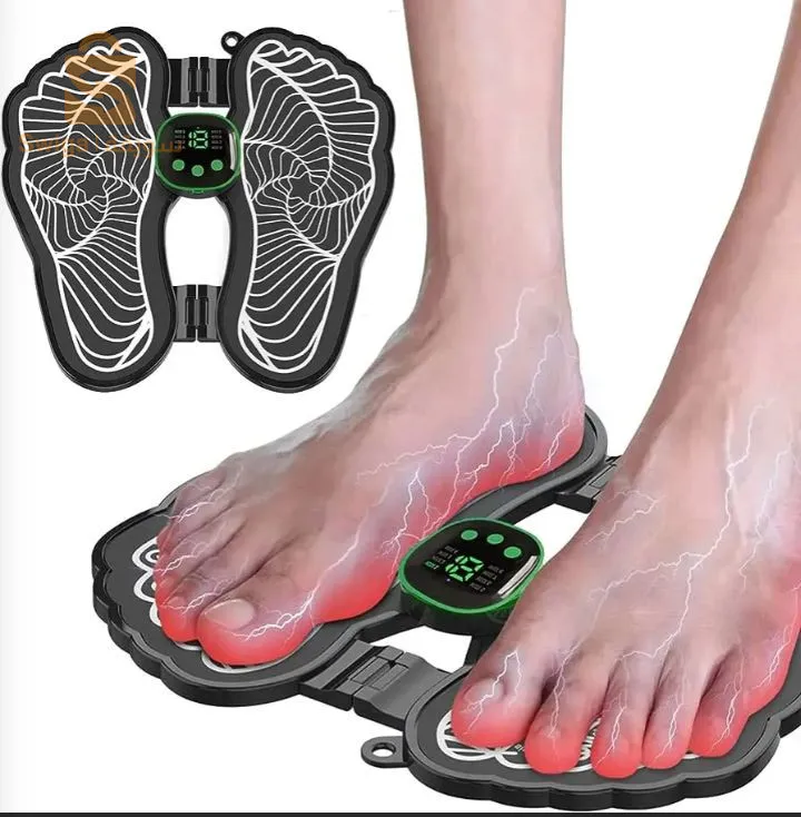 Tapis de massage électrique des pieds EMS Technologie Physiothérapie