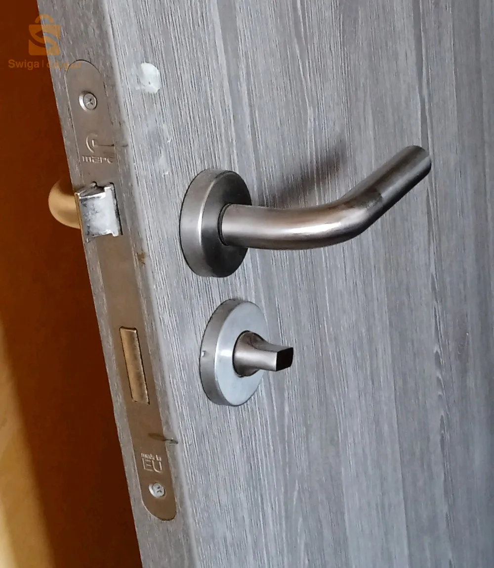 porte intérieure MDF gris