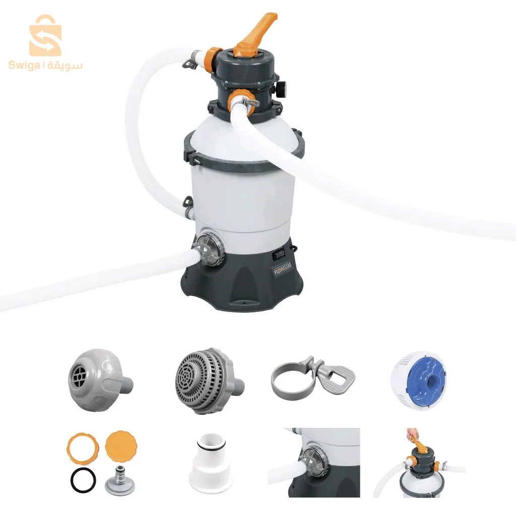 مضخة فلتر رمل فلوكلير 1100-18100 لتر بيست واي 58515$👍