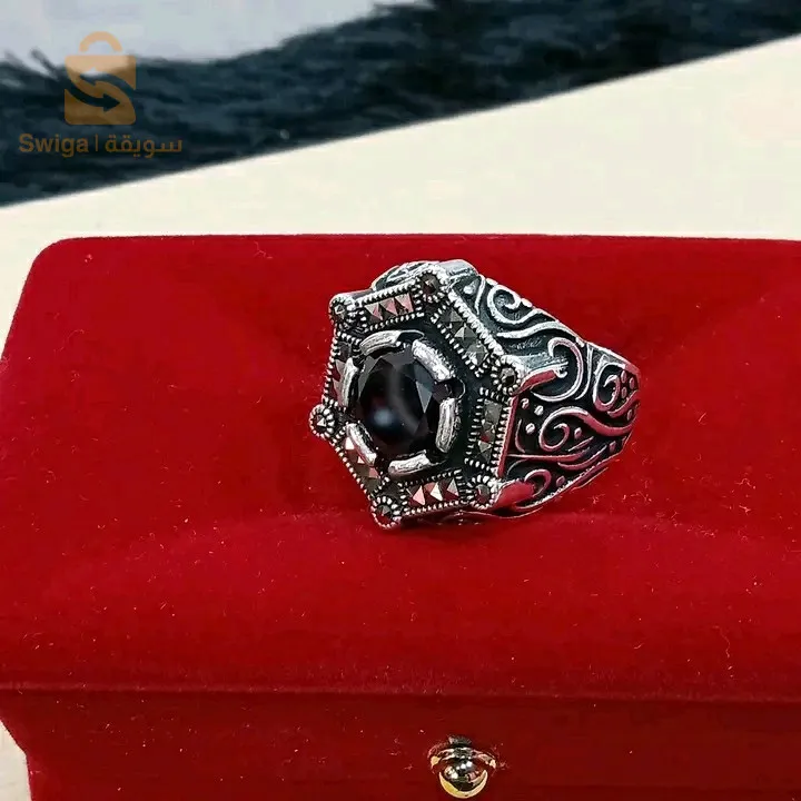 خاتم فضة رجال