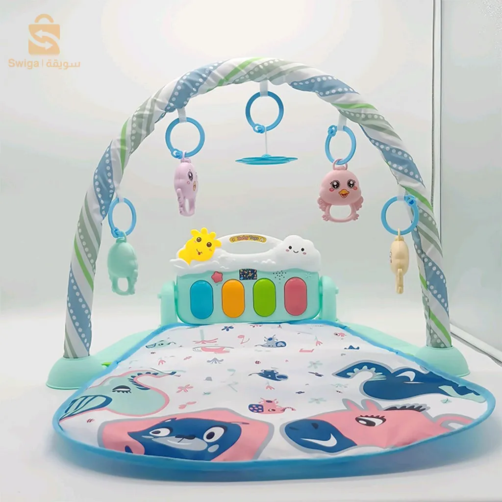 سجادة لعب البيانو للأطفال مقاس 97*34*48 سم$👍