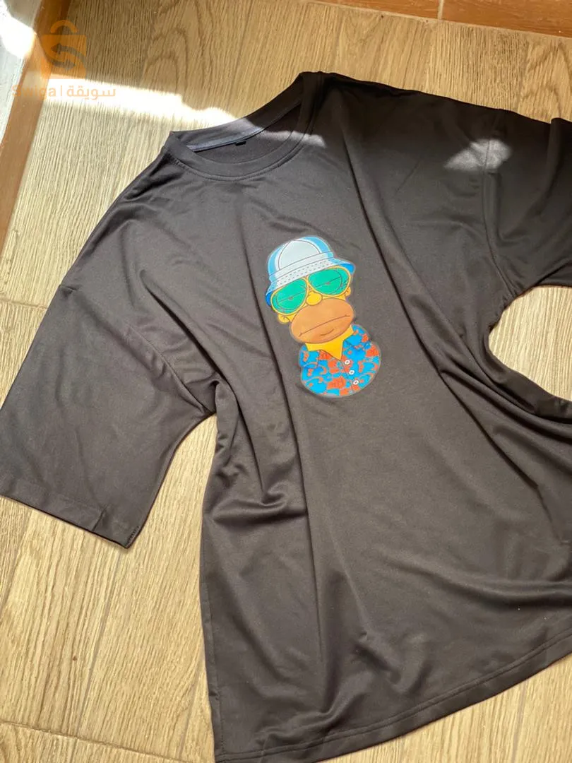 تيشرت أوفر سايز لموسم الإصطياف