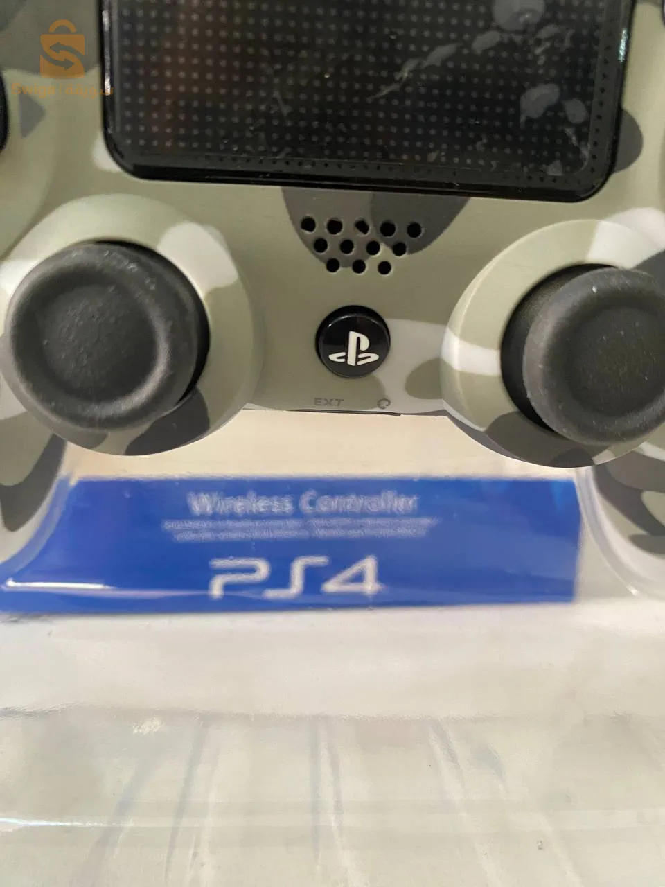 وحدة تحكم سوني دوال شوك اللاسلكية لجهاز بلاي ستيشن 4، بطارية قابلة للشحن (نسخة عالية)
