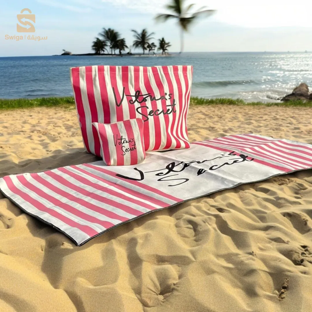 sac de plage 40/60+ tapis+ pochette