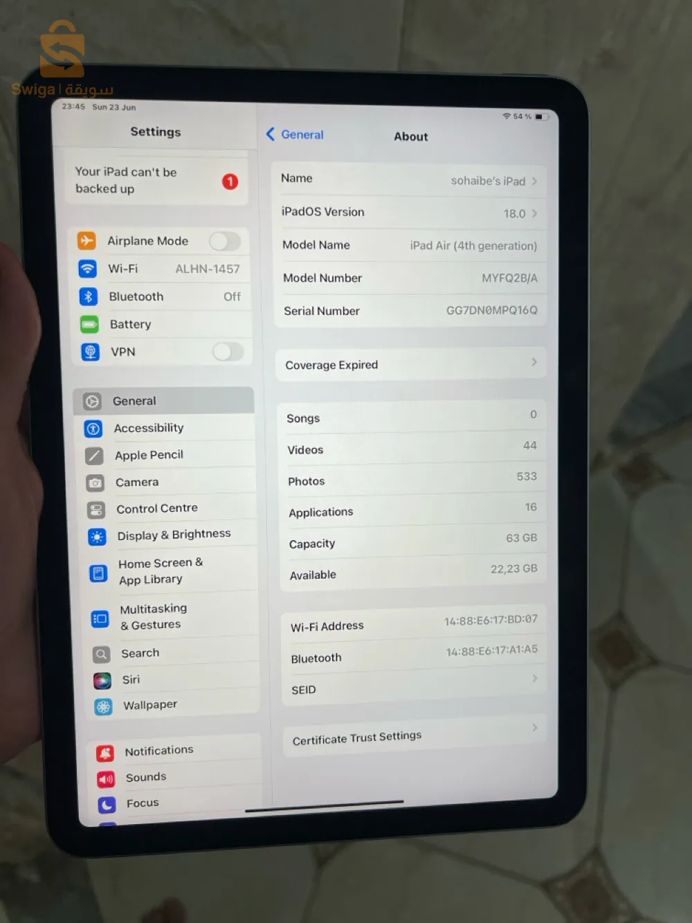 IPad Air 4 génération 😍