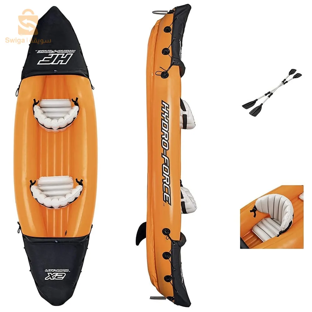 Kayak bestway 65077 Gonflable 2 Personnes Avec 2 Pagaies Lite Rapid X2 Hydro-Force  Kayak Gonflable 2 Personnes Avec 2 Pagaies Lite Rapid X2 Hydro-Force Bestway 65077Kayak pour 2 personnes supporte le poids de deux personnes (160 kg) et est idéal pour la pêche ou la voileCockpit confortable avec des sièges gonflablesAileron amovible pour la stabilité directionnelle fabriqué en Vinyle très résistant pré-testéConstruction conçue pour éviter que de l’eau n’entre dans l’habitacleSièges gonflables vous permettez de profiter confortablement des heures d’exploration et de navigation sur l’eau35500دج0665955230فب👉 viber Watts