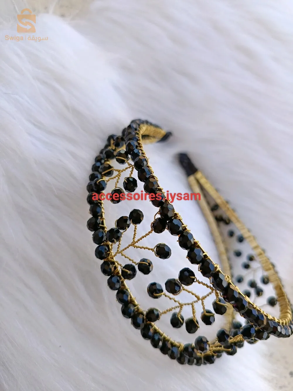 سيغتات شعر بالكريستال الحر