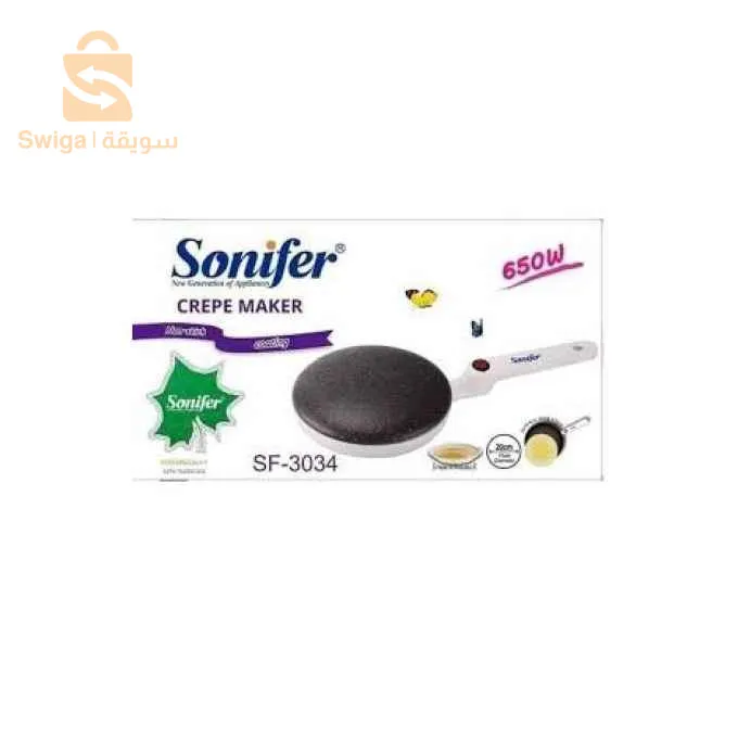 Une crêpière électrique qui ne nécessite ni casserole ni cuisinière. Ainsi, vous pouvez préparer des crêpes parfaites, fines et délicieuses à tout moment et n'importe où. Aucune confusion, aucune excitation et facile à utiliser. Vous pouvez préparer des crêpes en 3 étapes faciles. Mélangez la pâte, trempez la crêpière dans une trempette bonus unique dans le bol, attendez 5 secondes, retournez-la et savourez le dessert ! Le thermostat intégré intelligent régule la température, ne brûle pas et ne colle pas grâce à l'excellent revêtement antiadhésif.  Préparer rapidement des crêpes, pas de gâchis, pas de casseroles avec la Machines à crêpes électriques, facile à utiliser pour toute la famille Poids léger, Sûr et facile à utiliser. Pas de casseroles ou de fours requis, préparer des crêpes à tout moment, n'importe où.  Faites des crêpes parfaites à chaque fois dans la même forme et la même taille. 
Vous pouvez réaliser vos collations préférées : sucrées, salées ou crêpes. Interrupteur marche / arrêt  Indicateur de chaleur de l'alimentation avec une puissance de 650 Watts, Facile à stocker, Facile à nettoyer. Facile à utiliser