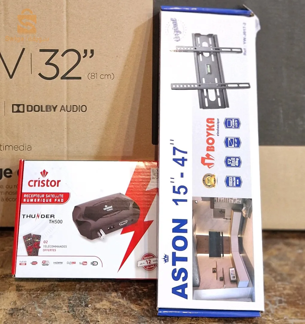 tv Kiowa 32 + Démo cristor th500 +Support